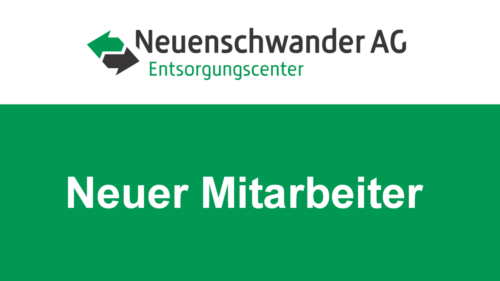 Neuer Mitarbeiter